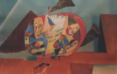  // The Apple; 27 x 18,5 ; painting; available 