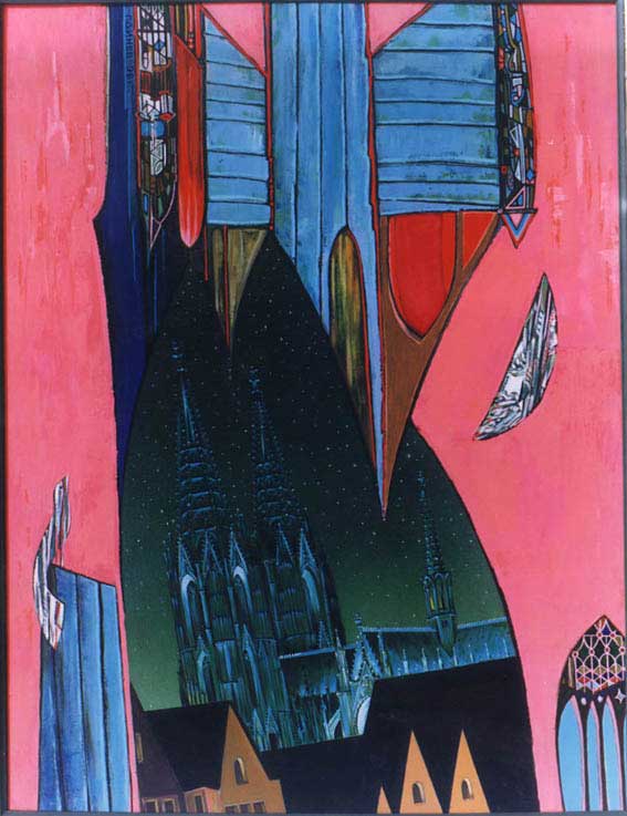   -  // Koeln - The Cathedral ... ; 1998; Oil on Canvas; 95x125 cm; available 