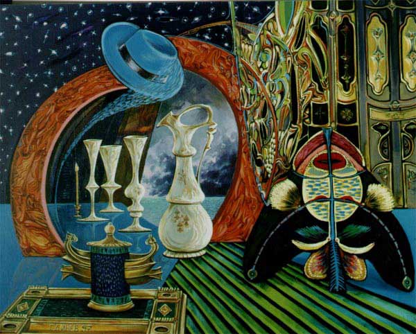    / The colors of nignt; 1997; 73x81 cm; Oil on Canvas; Sold 